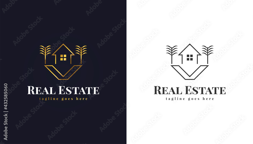Luxury Gold Real Estate Logo. Building, Property Development, Architecture and Construction Logo Luxury Gold Real Estate Logo. Building, Property Development, Architecture and Construction Logo