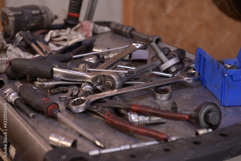 Fototapeta premium clés de mécanicien