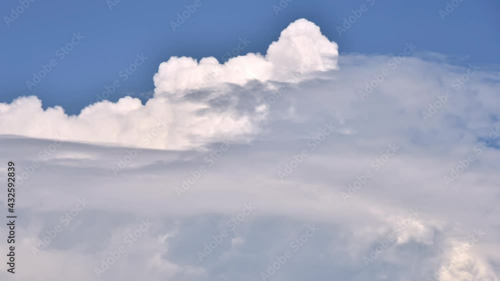 4K Time lapse, Beautiful motions white clouds on blue sky background. 4K Time lapse, Beautiful motions white clouds on blue sky background.
