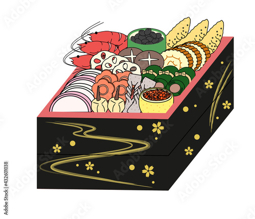 おせち　重箱　詰め合わせ　