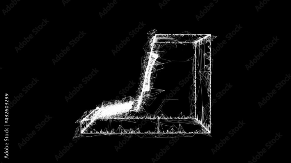 Classic retro perconal computer. Programming code concept. Wireframe low poly mesh technology. Available in 4K FullHD and HD video Classic retro perconal computer. Programming code concept. Wireframe low poly mesh technology. Available in 4K FullHD and HD video