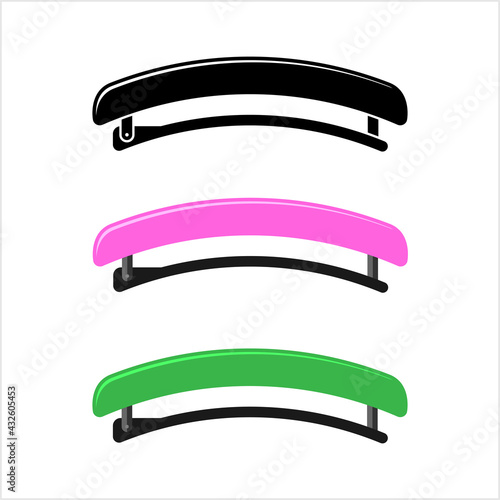 Barrette Icon, Hair Clasp, Clip, Slide, Decorative Hair Clip