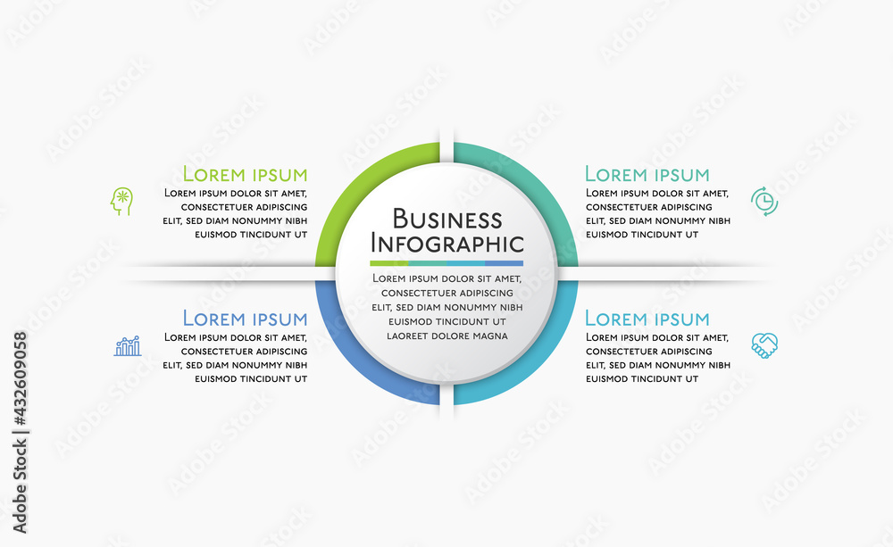Business circle. timeline infographic icons designed for abstract background template milestone element modern diagram process technology digital marketing data presentation chart Vector Business circle. timeline infographic icons designed for abstract background template milestone element modern diagram process technology digital marketing data presentation chart Vector