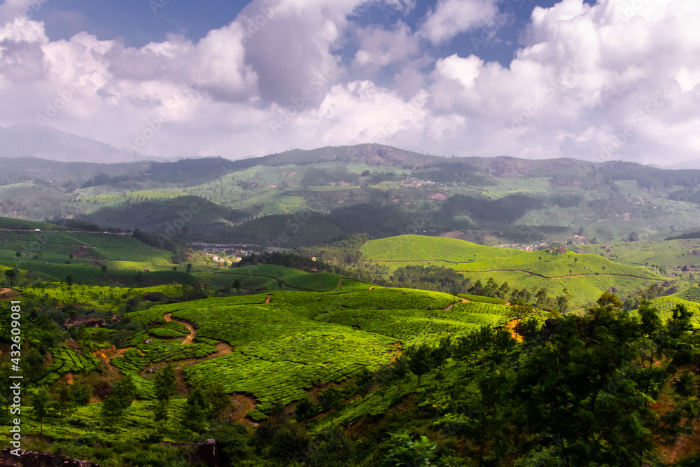 Spectacular Top Scenic View of Mountain Hill Munnar Spectacular Top Scenic View of Mountain Hill Munnar