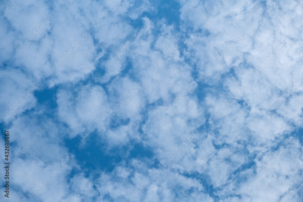 Blue sky with white cloud, nature cloudy summer Blue sky with white cloud, nature cloudy summer