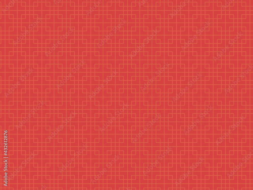 Fototapeta premium Chinese Pattern Background 中華風パターンの背景