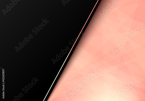 Abstract modern pink geomet...