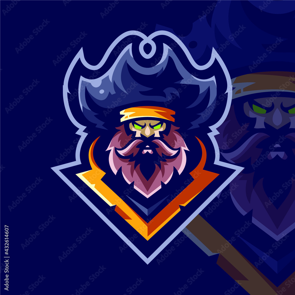 Pirate E sport logo Team