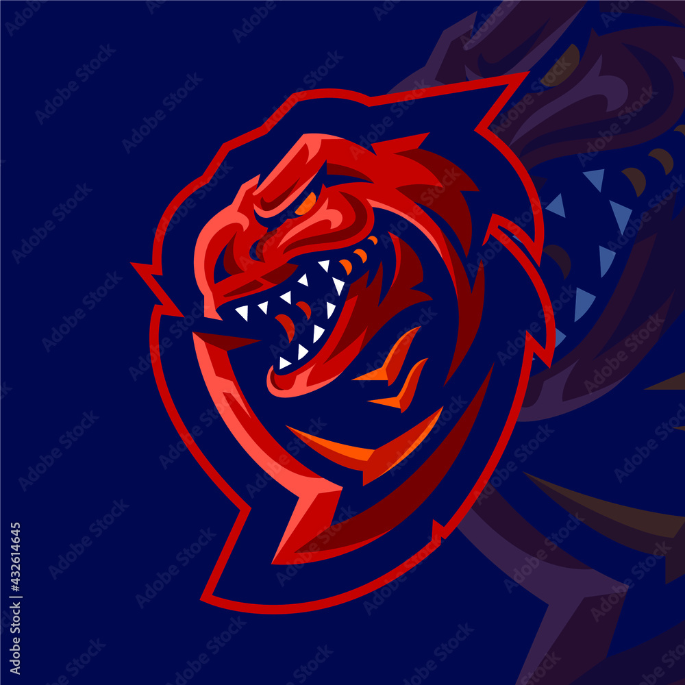 T-rex E sport logo Team