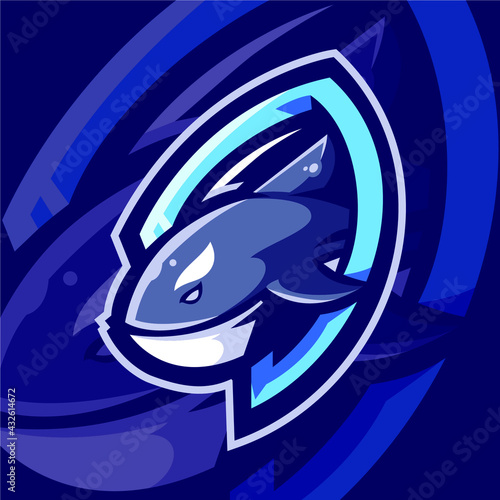 Whale  E sport logo Team