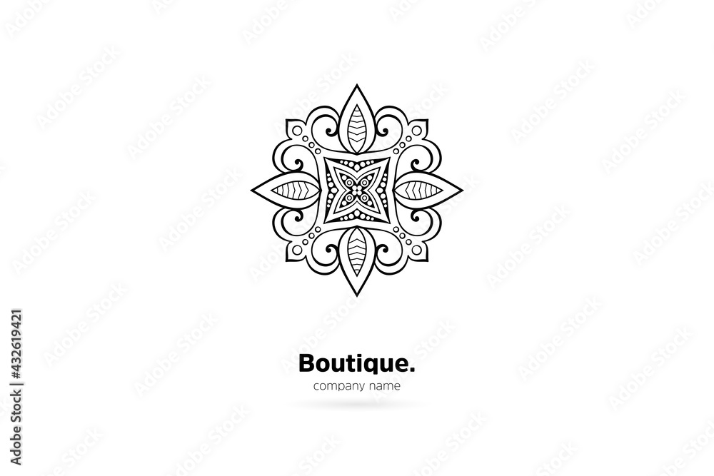 mandala isolated on white background