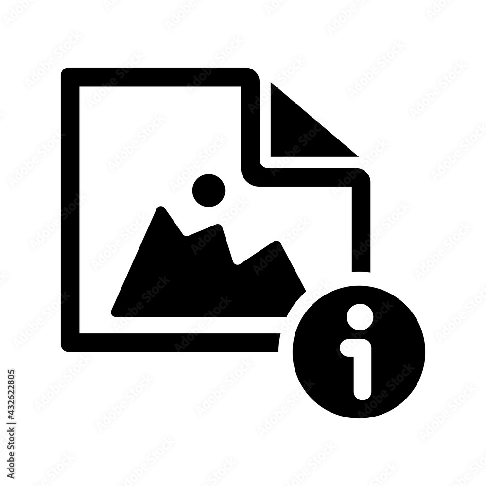 Image info icon