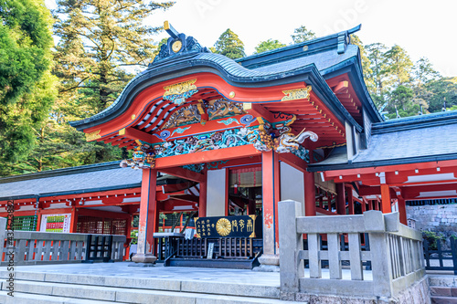 霧島神宮　本殿　鹿児島県霧島市　Kirishima Jingu Main shrine Kagoshima-ken Kirishima city photo