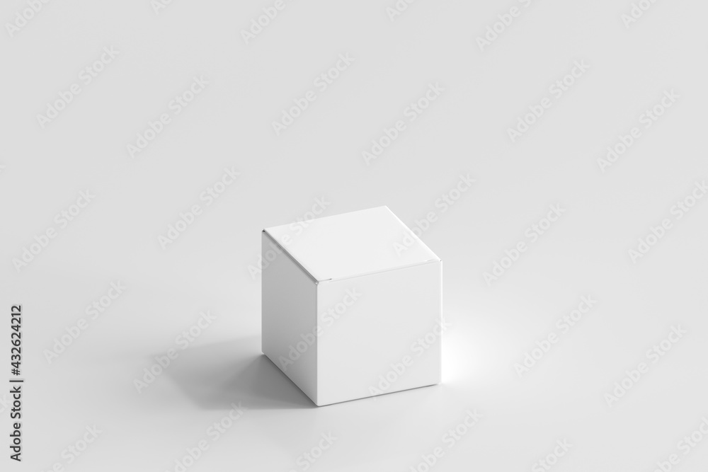 Isolated Product Packaging Box 3D Rendering Isolated Product Packaging Box 3D Rendering