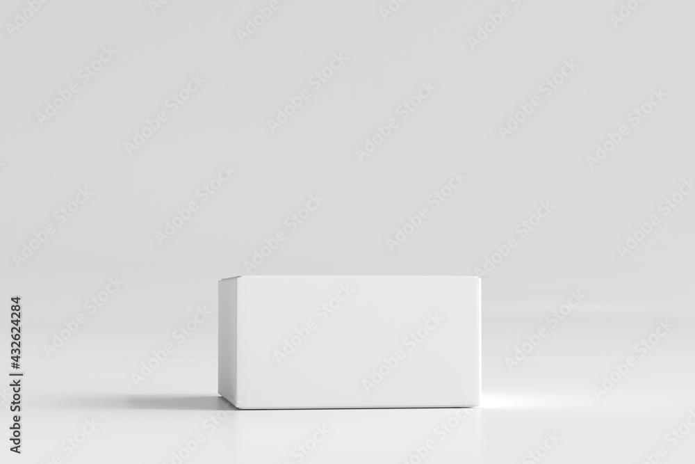 Isolated Product Packaging Box 3D Rendering Isolated Product Packaging Box 3D Rendering