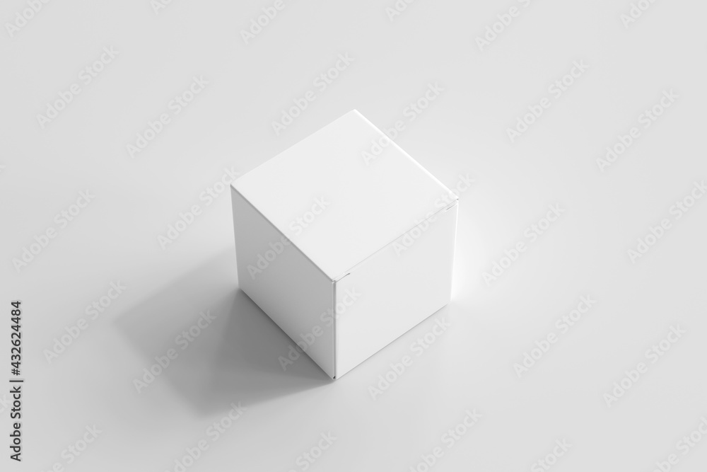 Isolated Product Packaging Box 3D Rendering Isolated Product Packaging Box 3D Rendering