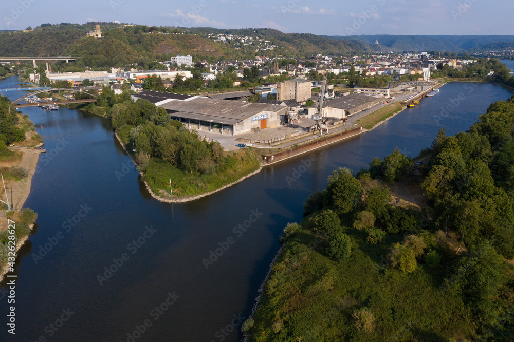 view of the city of the river and the city