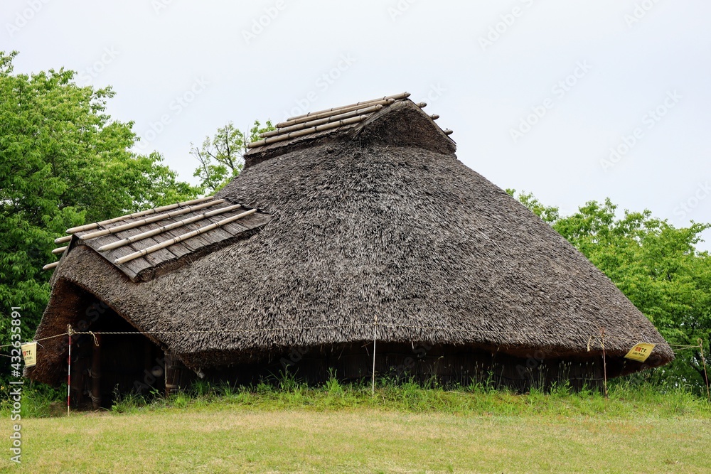 日本の遺跡の竪穴式住居