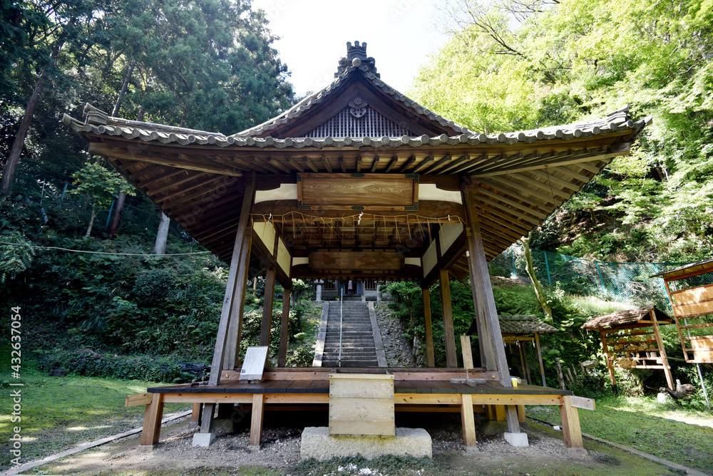 関蝉丸神社上社　拝殿　滋賀県大津市