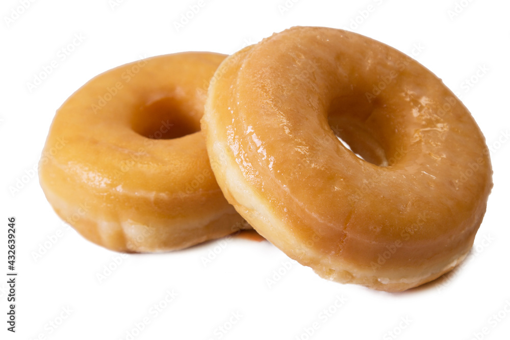sugary donuts isolated on white sugary donuts isolated on white