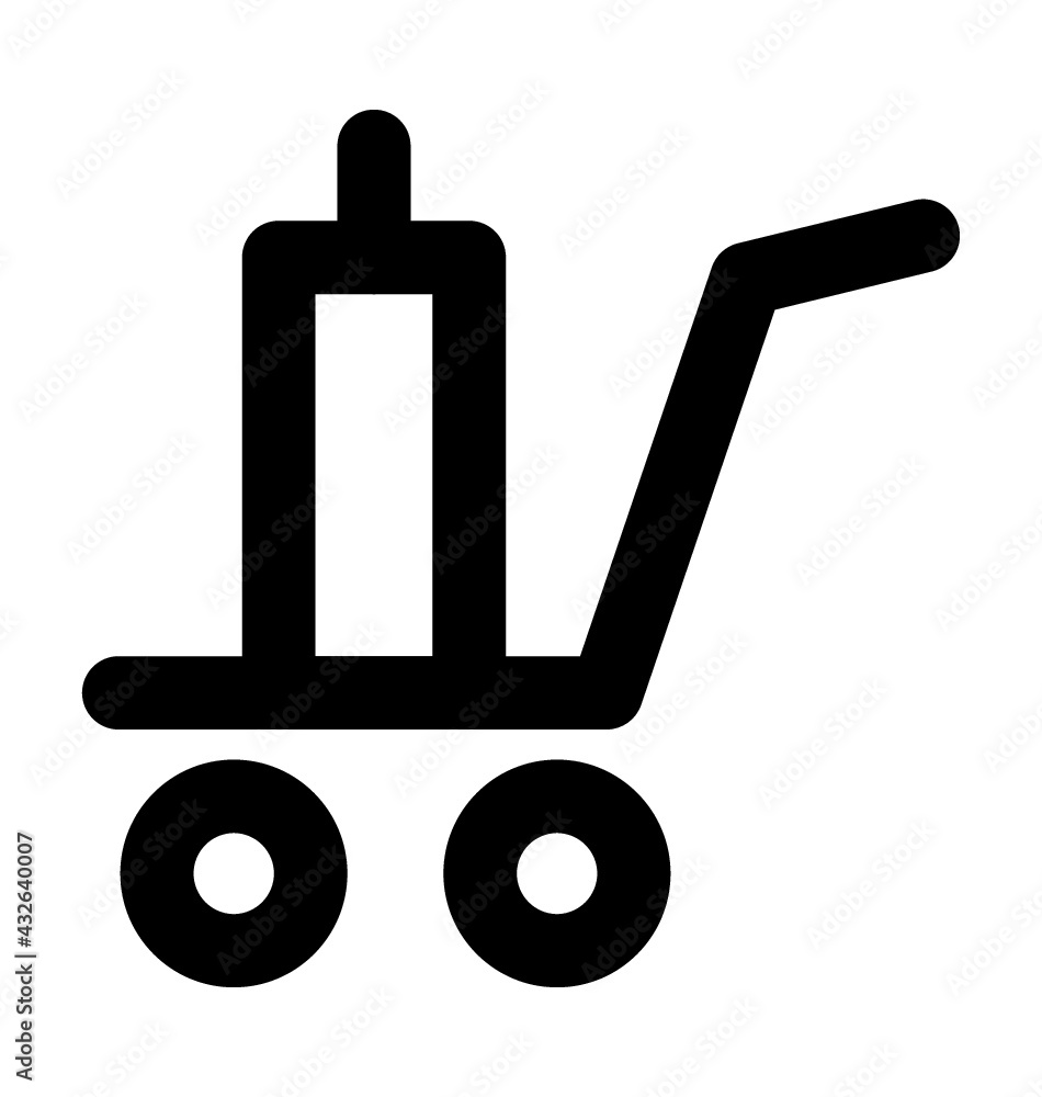 Obraz premium Luggage Trolley