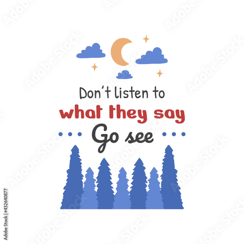 vintage quote illustration Vector for banner