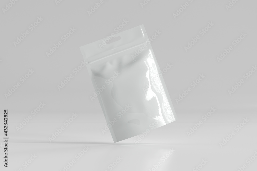 Foil Product Packaging 3D Rendering Foil Product Packaging 3D Rendering