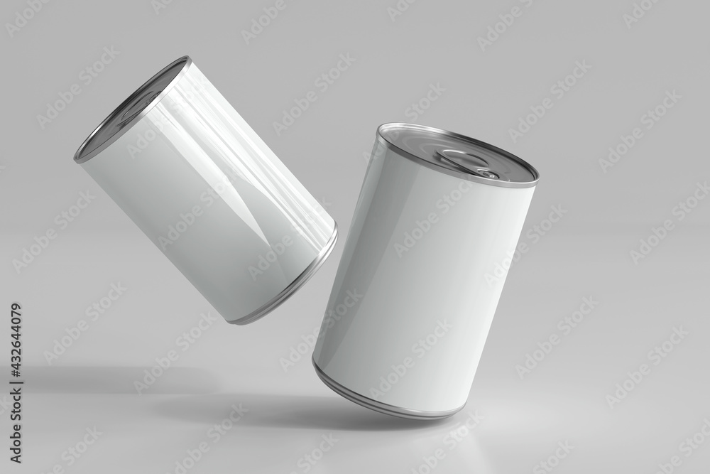 Isolated Food Can 3D Rendering Isolated Food Can 3D Rendering