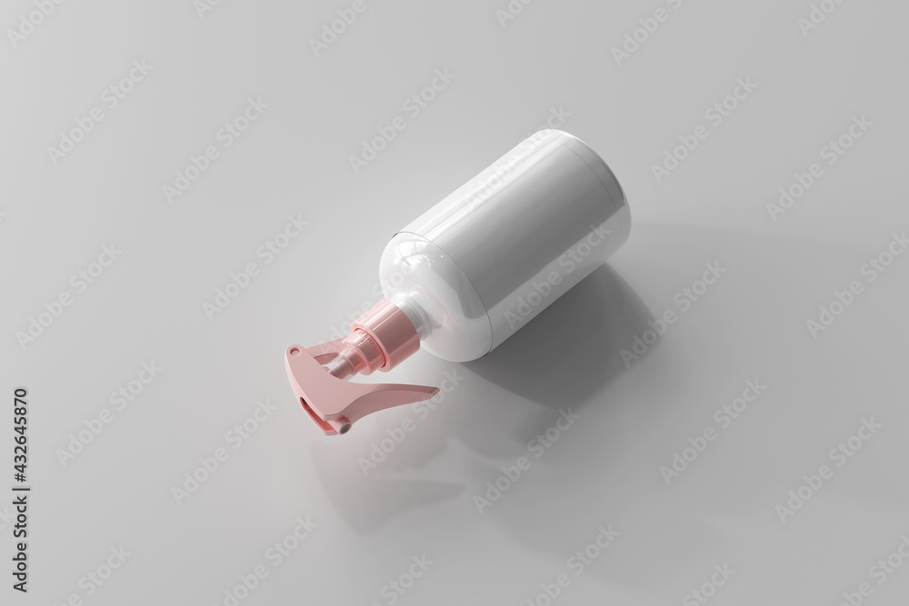Isolated Cosmetic Spray Bottle 3D Rendering Isolated Cosmetic Spray Bottle 3D Rendering