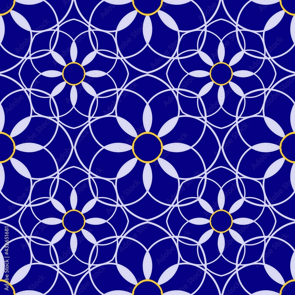 Seamless pattern with flower design Seamless pattern with flower design