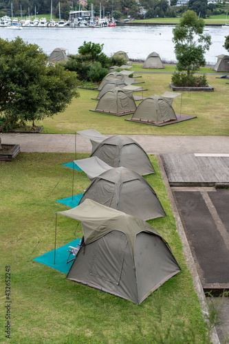 tents in the park