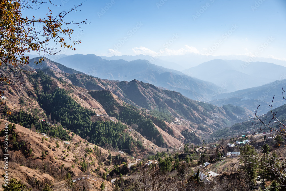 Shivalik Range of the Himalayas, Narkanda Valley, Himachal Pradesh, India