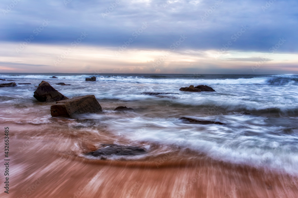 Obraz premium Sea Mona Vale Rocks Centre