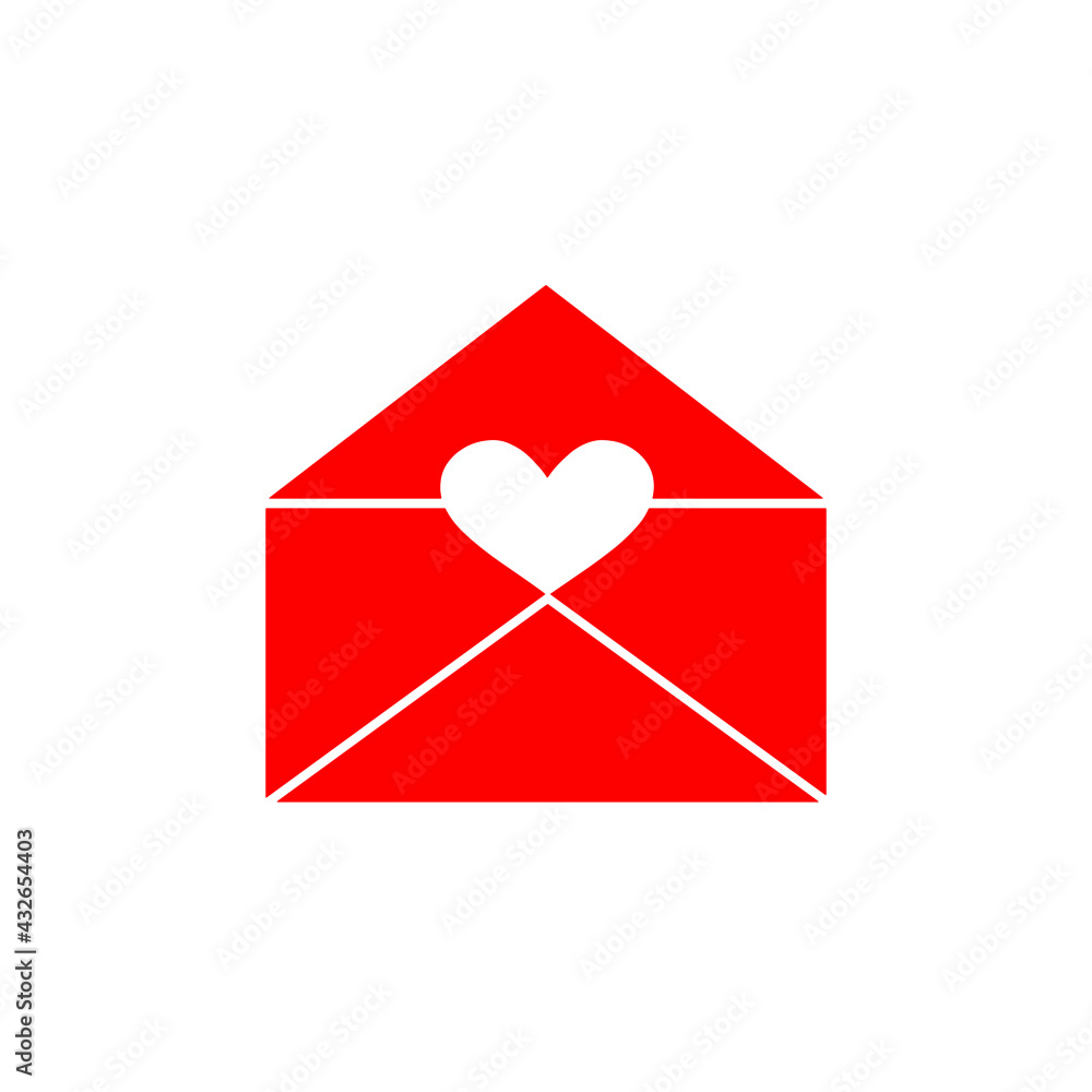 envelope with hearts envelope with hearts