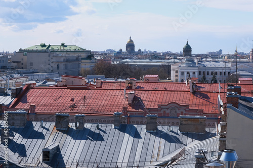 View from the roof in Saint Petersburg