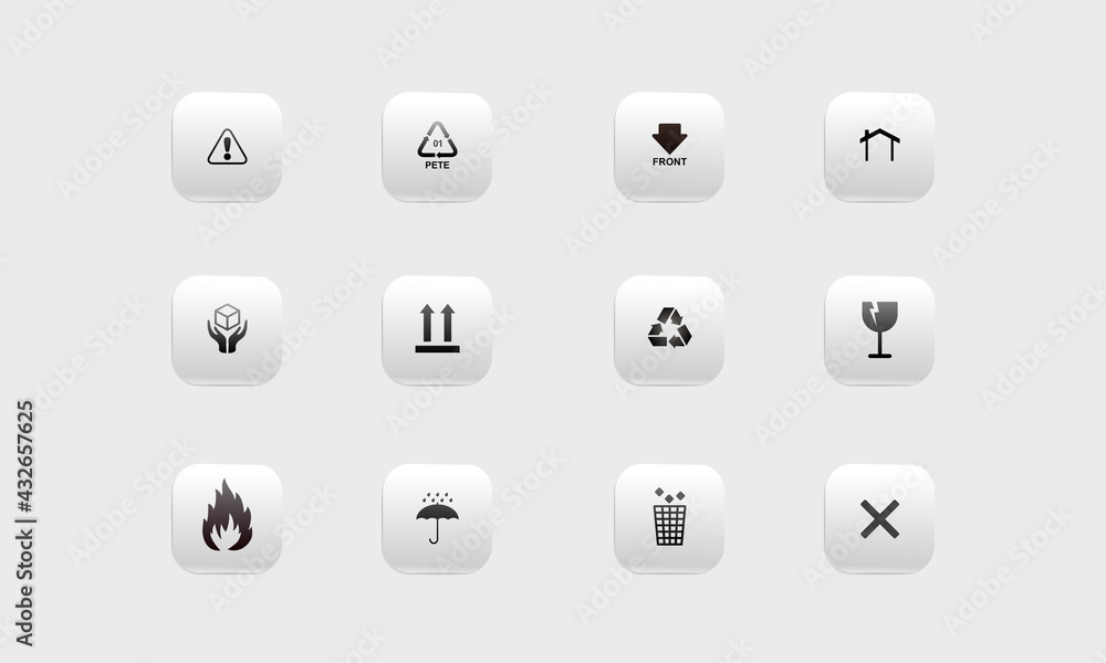 vector icon package label with glosy effect for icon, website icon, mobile app icon, marketplace, shipping service vector icon package label with glosy effect for icon, website icon, mobile app icon, marketplace, shipping service