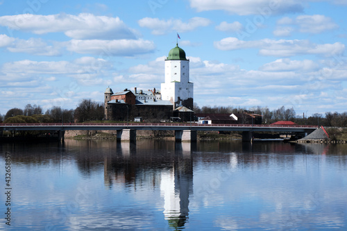 architectural buildings of the city of Vyborg