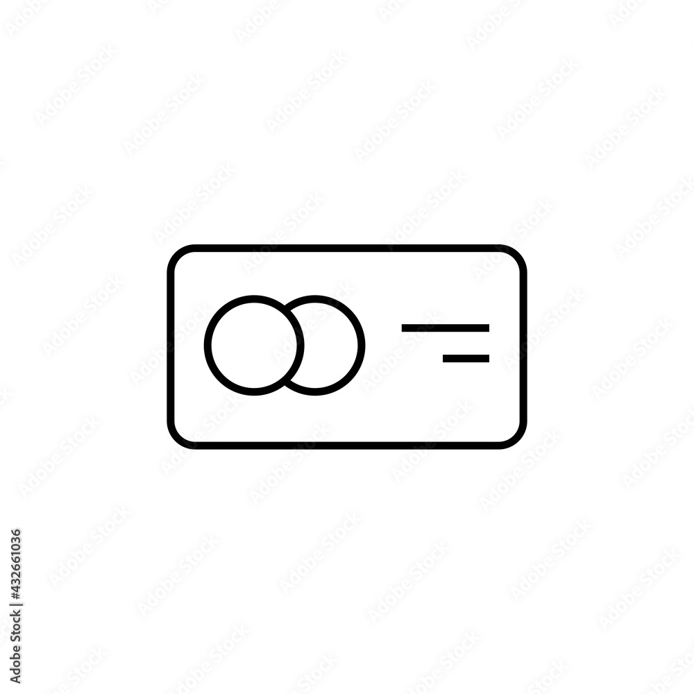 Credit card icon isolated on white background. Payment symbol modern, simple, vector, icon for website design, mobile app, ui. Vector Illustration Credit card icon isolated on white background. Payment symbol modern, simple, vector, icon for website design, mobile app, ui. Vector Illustration