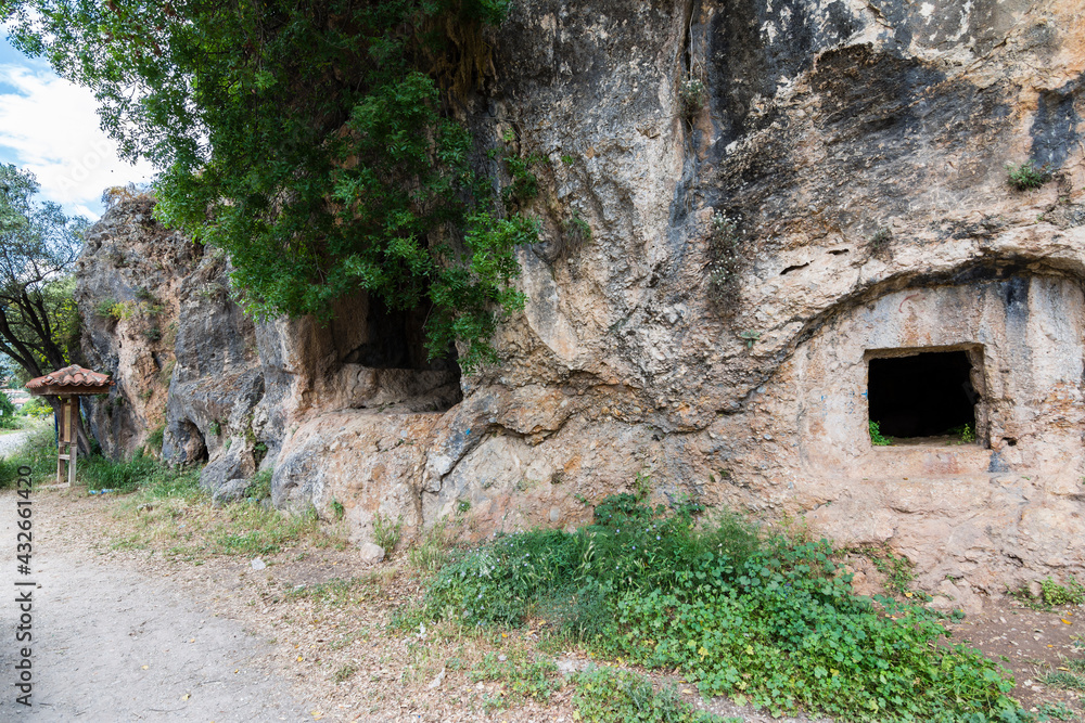 Lycian Rock Tombs in Akyaka Village