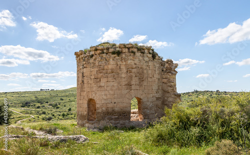 The ruins of the Byzantine church of St. Anne near the Maresha city in Beit Guvrin, Kiryat Gat, in Israel