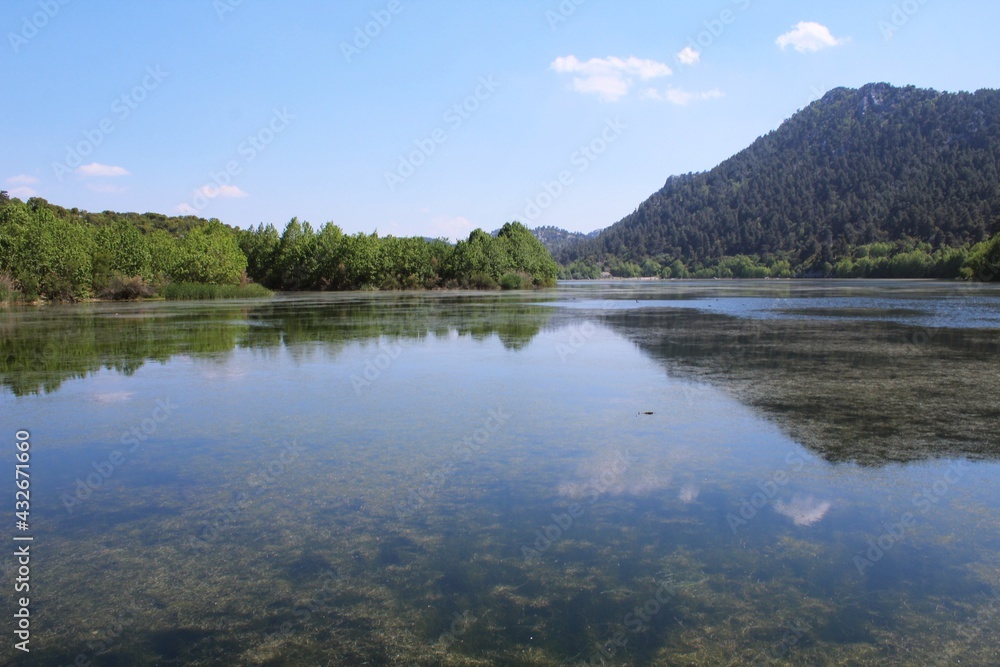 #ısparta #turkey #lake #natural #summer #clouds  #mountain