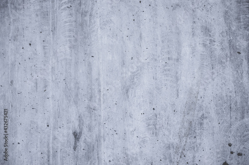 gray concrete wall abstract background clear and smooth texture grunge polished cement outdoor. © thithawat