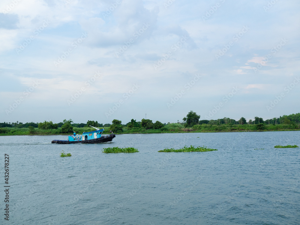 Fototapeta premium River and Boat