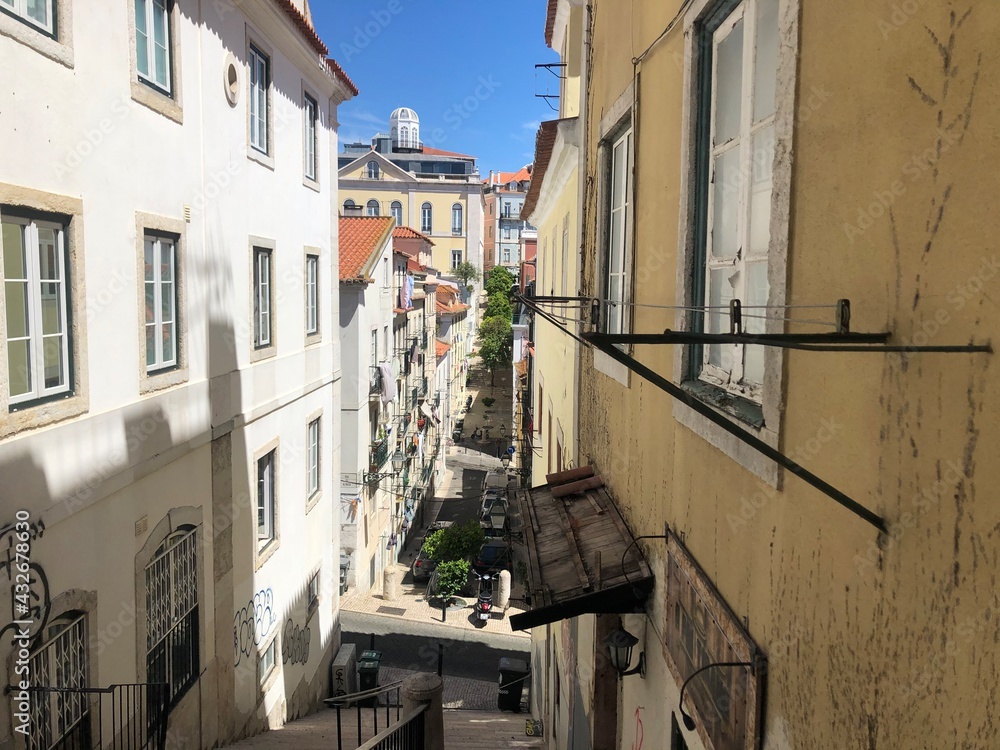 rua Lisboa cidade construções 