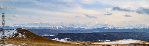 Panorama of the Arkhyz mountains