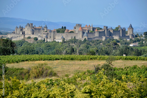 Le chateau de carcassonne. France