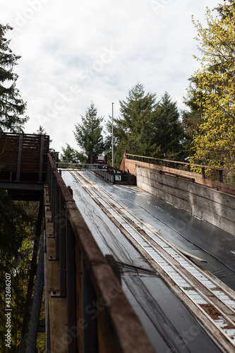 Old ski jump in Germany