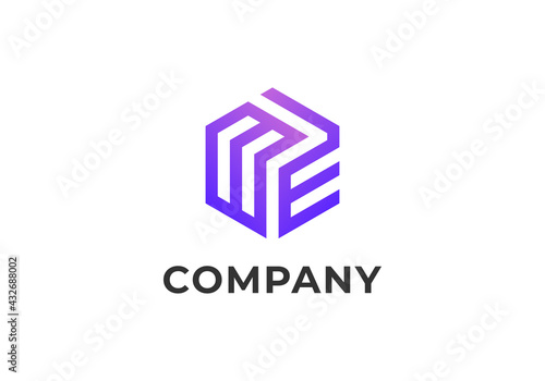 Initial Letter B Isometric Modern Line  Logo  Initial Letter Logo For Company Name  Alphabet Logo Template Ready For Use  Modern Initial Logo 