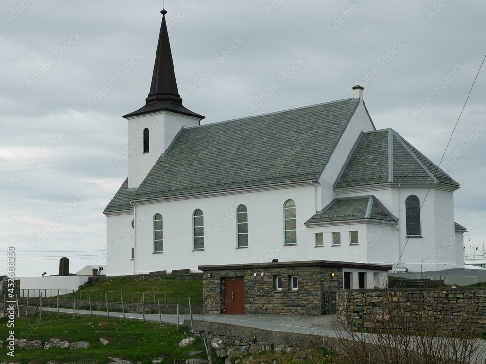 Fedje Church West Coast Bergen Norway