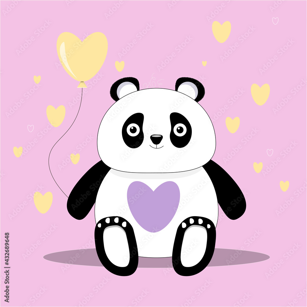 Fototapeta premium panda